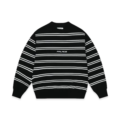 PALACE P-Stripe Knit "Black"