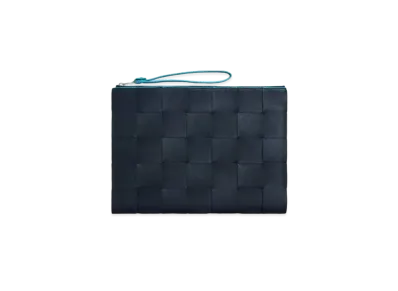 Bottega Veneta Intrecciato Grain Leather Pouch "Space/Pool"
