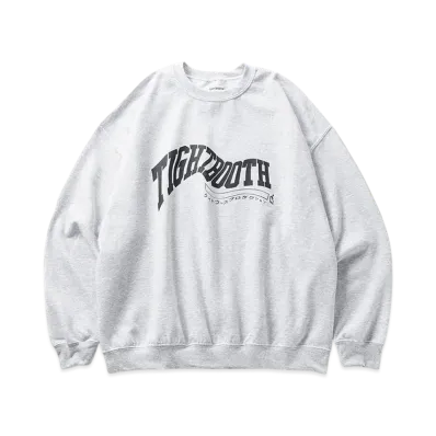 TIGHTBOOTH Acid Logo Crew Sweat Shirt "Ash"