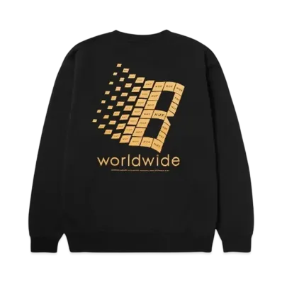 HUF x Bronze56K Crewneck "Black"