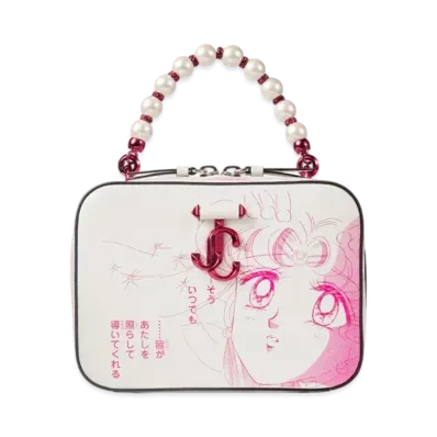 Jimmy Choo x Pretty Guardian Sailor Moon Super Sailor Moon Avenue Vanity Bag (Includes 2 Packs of Collector Cards)