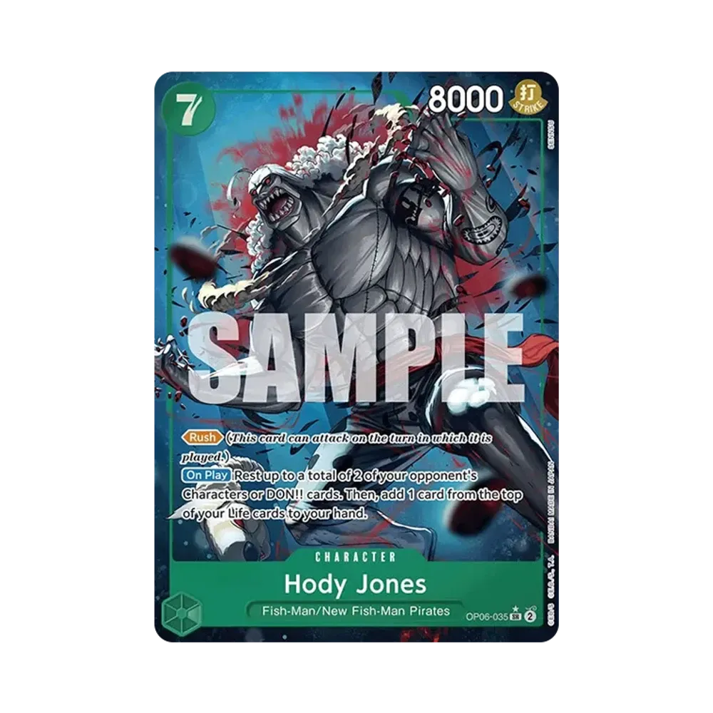 ホーディ・ジョーンズ SR-P [OP06-035]【英語版】(プレミアムブースター「ONE PIECE CARD THE BEST」)