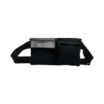 GUCCI GG Canvas Waist Pouch "Black"