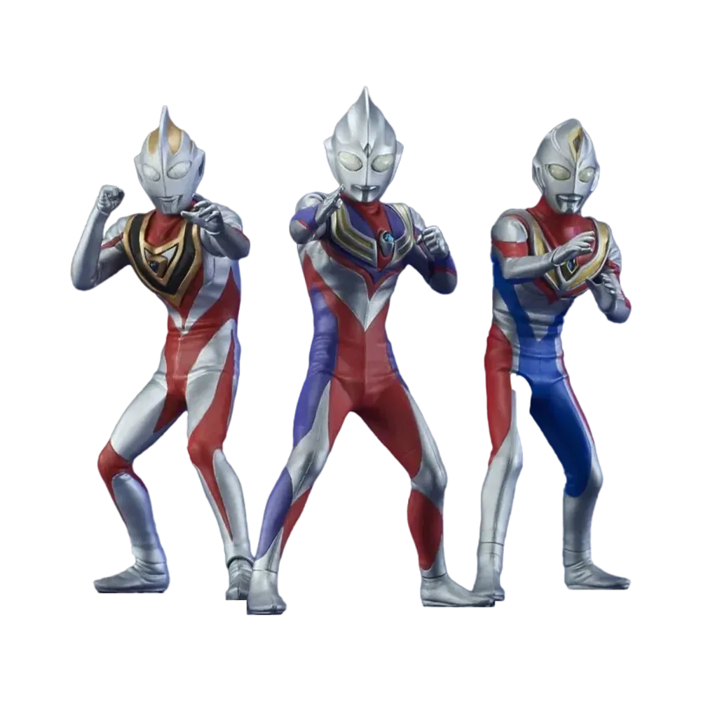 XPLUS "Daikaiju series" -Heisei trilogy- ULTRA NEW GENERATION TDG (Tiga Dyna Gaia) set