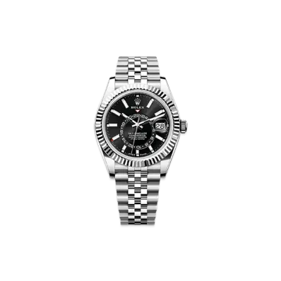 ROLEX Sky-Dweller 42mm Oystersteel & White Gold 336934 "Bright Black"