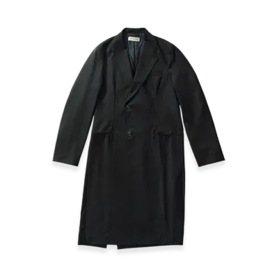 OUR LEGACY Work Shop x Emporio Armani Lungo Coat "Linee Di Mezzanotte Wool"