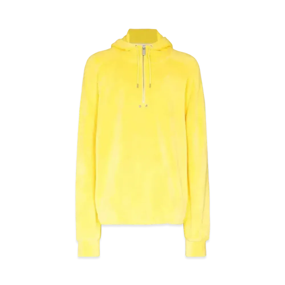 1017 ALYX 9SM Logo-Embroidered Terry-Cloth Hoodie "Yellow"