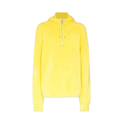 1017 ALYX 9SM Logo-Embroidered Terry-Cloth Hoodie "Yellow"