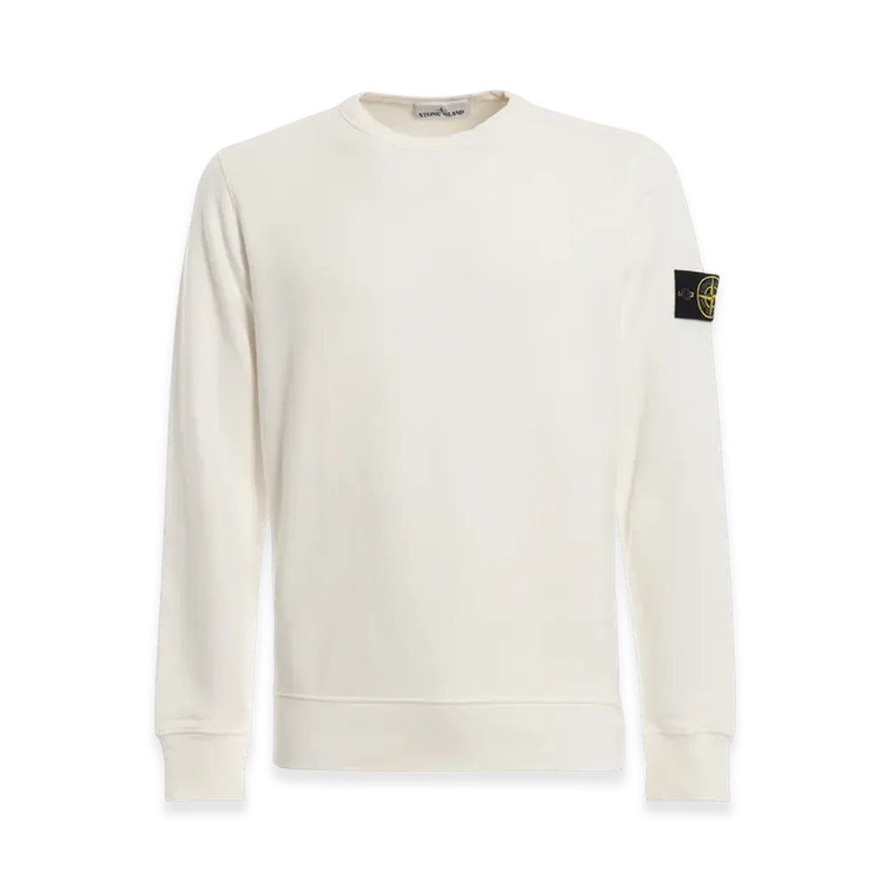 Stone Island 62720 Cotton Fleece Crewneck Sweatshirt - 19FW "Off White"