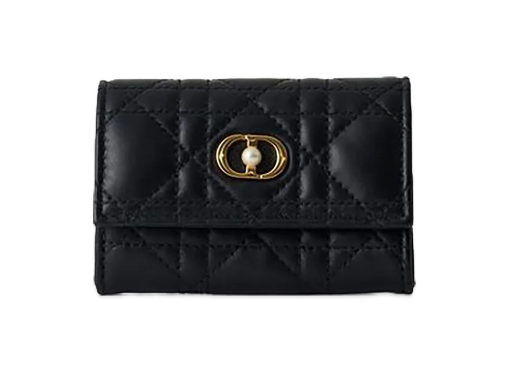 Dior Women's Jolie Glycine Wallet "Black"
