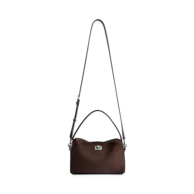BALENCIAGA Rodeo Camera Bag "Light Espresso"