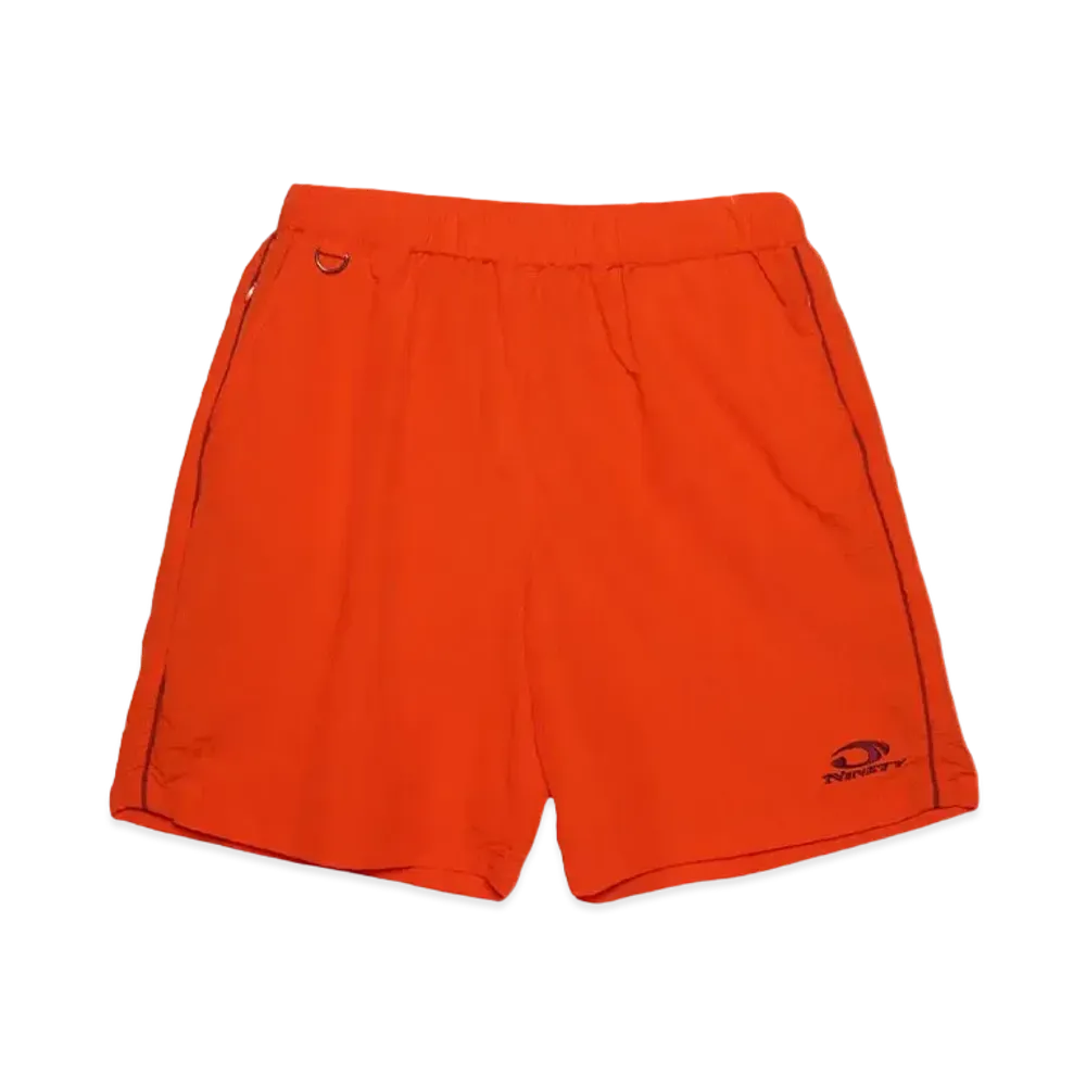 9090 Tech Zip Nylon Half Pants "ORANGE"