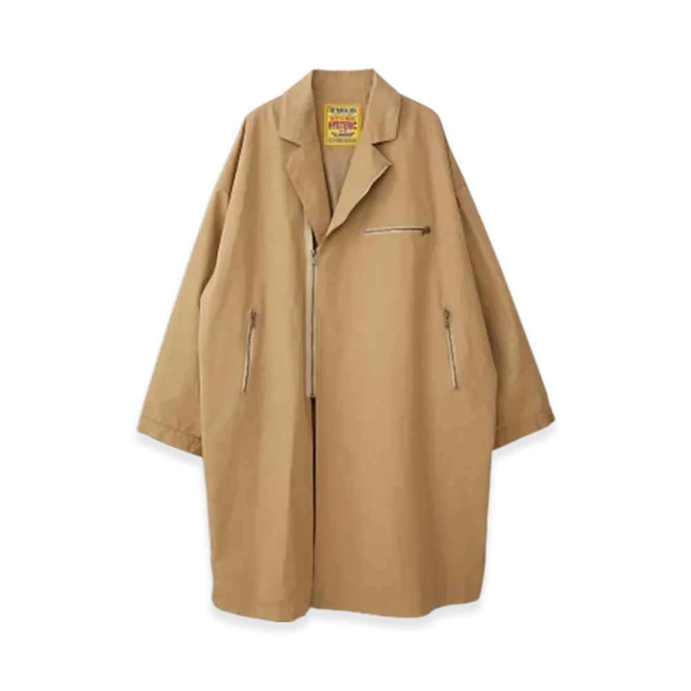 HYSTERIC GLAMOUR Break To Me Jacquard Coat "Beige"