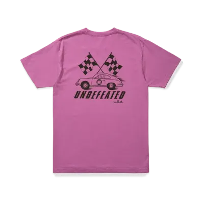 UNDEFEATED RACING FLAGS S/S TEE - 80178 "Purple"