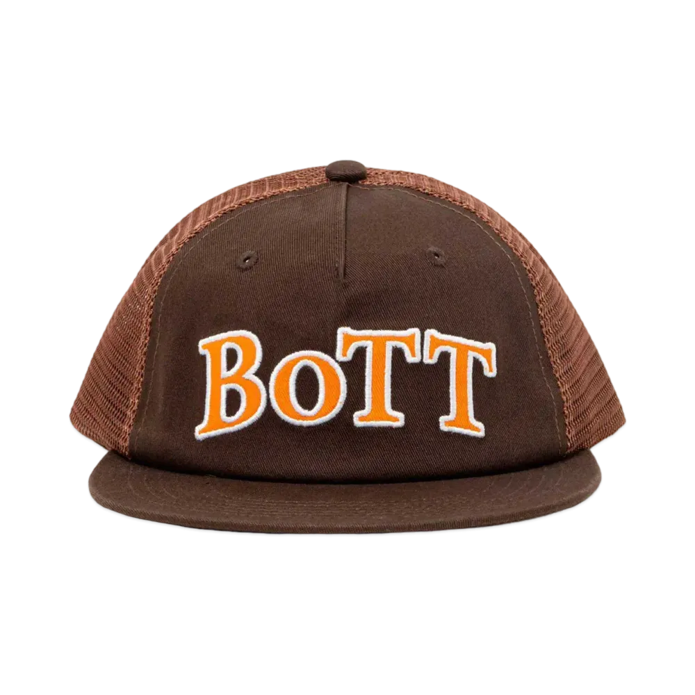 BoTT OG Logo Mesh Back 5-Panel Cap "Brown"