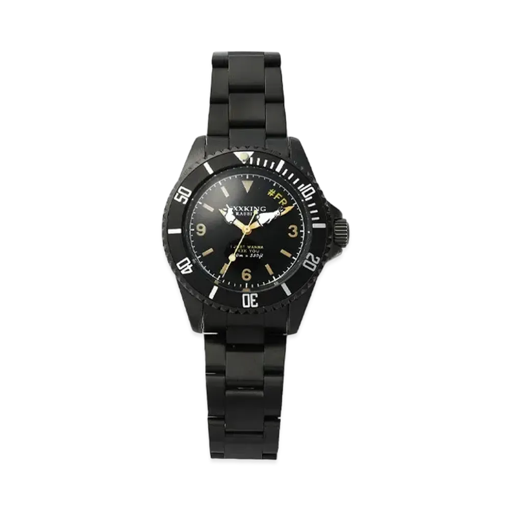 FR2 X Vague Watch Wristwatch "Black"