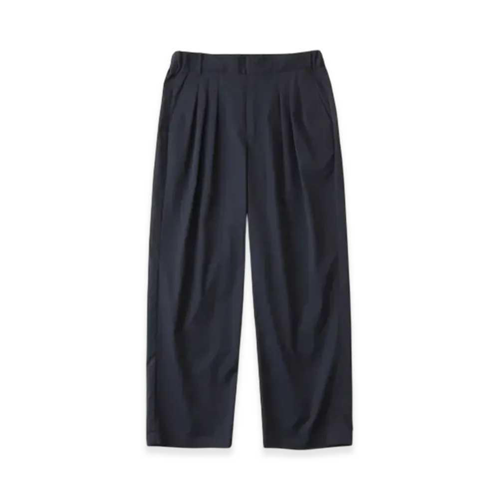 White Mountaineering Solotex 3 Tuck Pants "Navy"