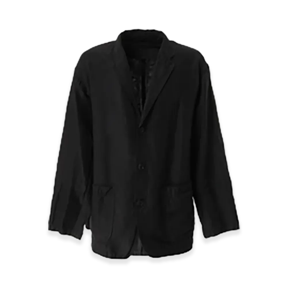 COMME des GARCONS HOMME Estel Linen Garment Dye Jacket "Black"