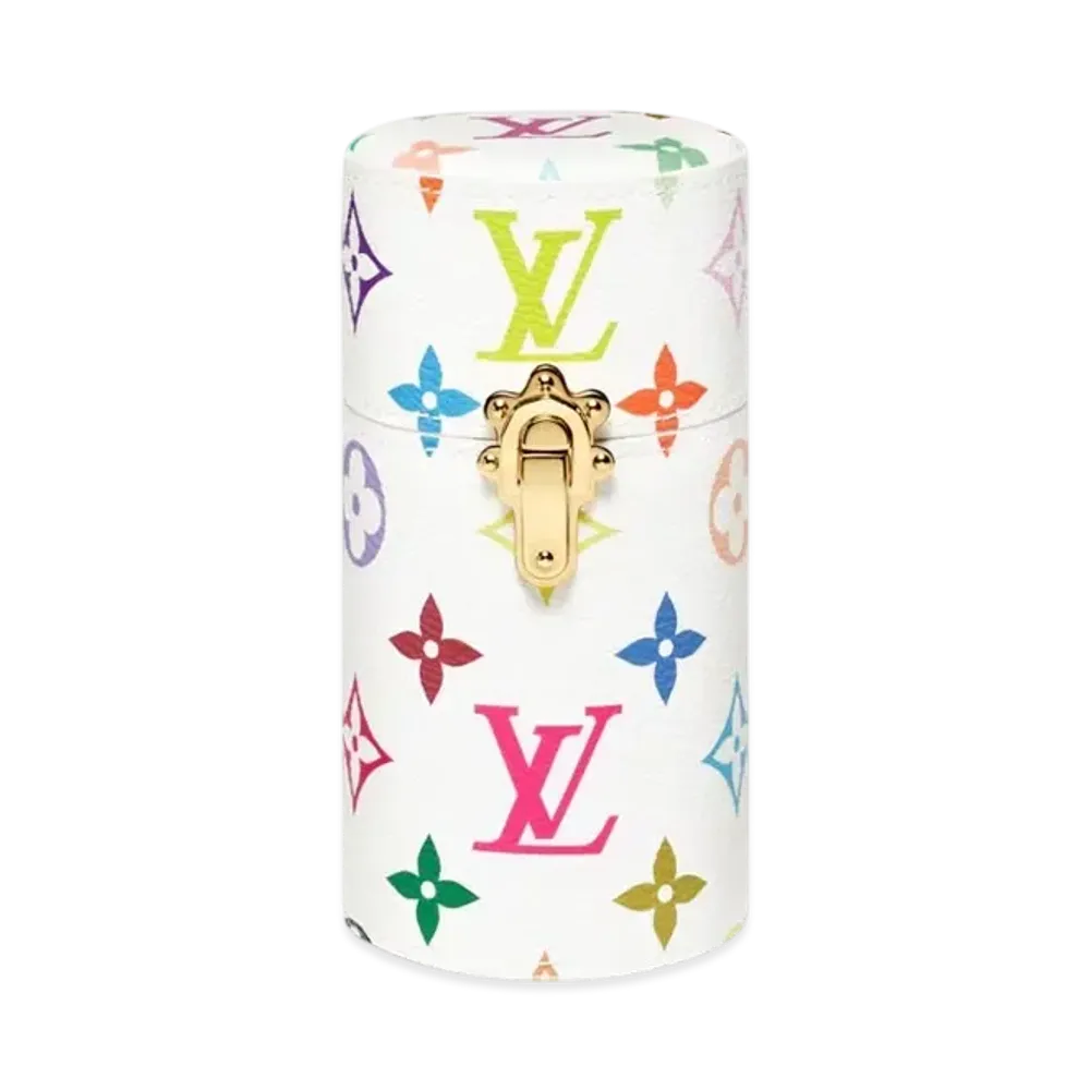 Louis Vuitton x Takashi Murakami Fragrance Travel Case Monogram Multicolor "Blanc"