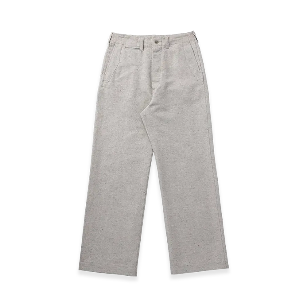 T.T Taiga Takahashi LOT.202 Engineer Trousers "Melange Ivory"
