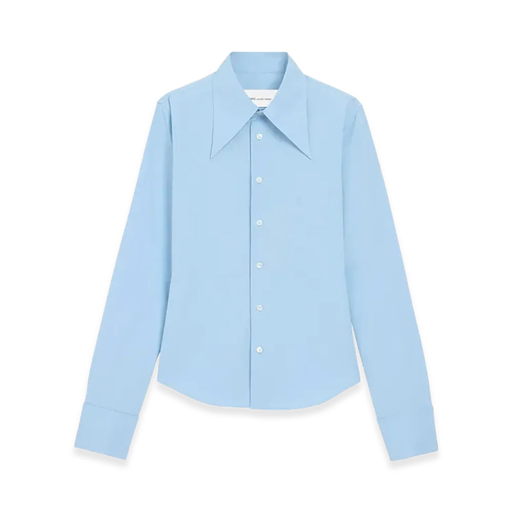 AMI PARIS Women's Shirts "Blue"