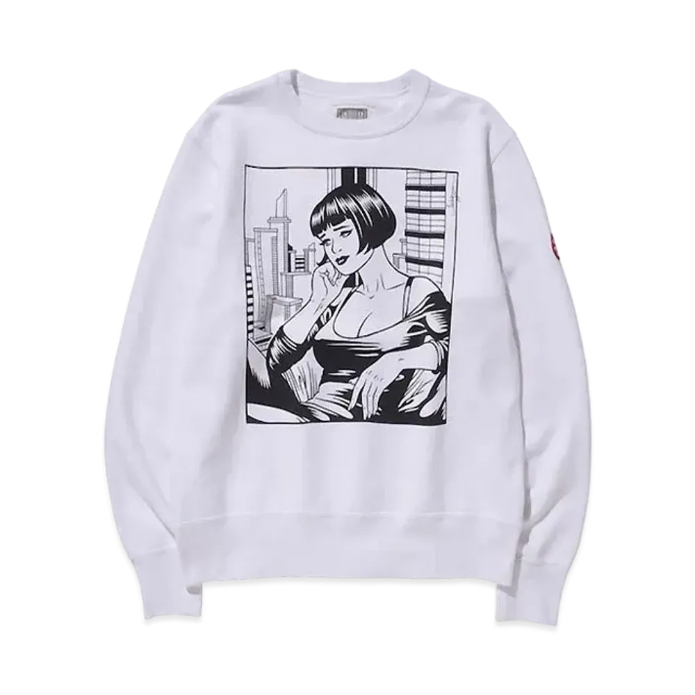 Cav Empt (C.E) RB CREW NECK "White"