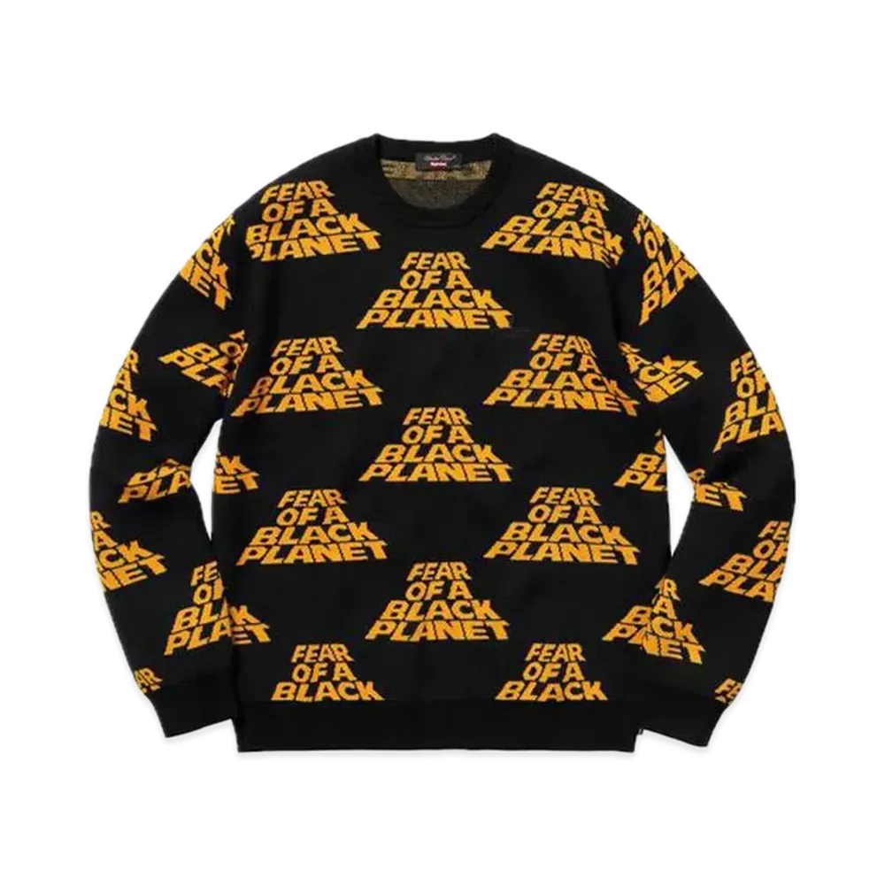 Supreme x UNDERCOVER Public Enemy Sweater "Black"