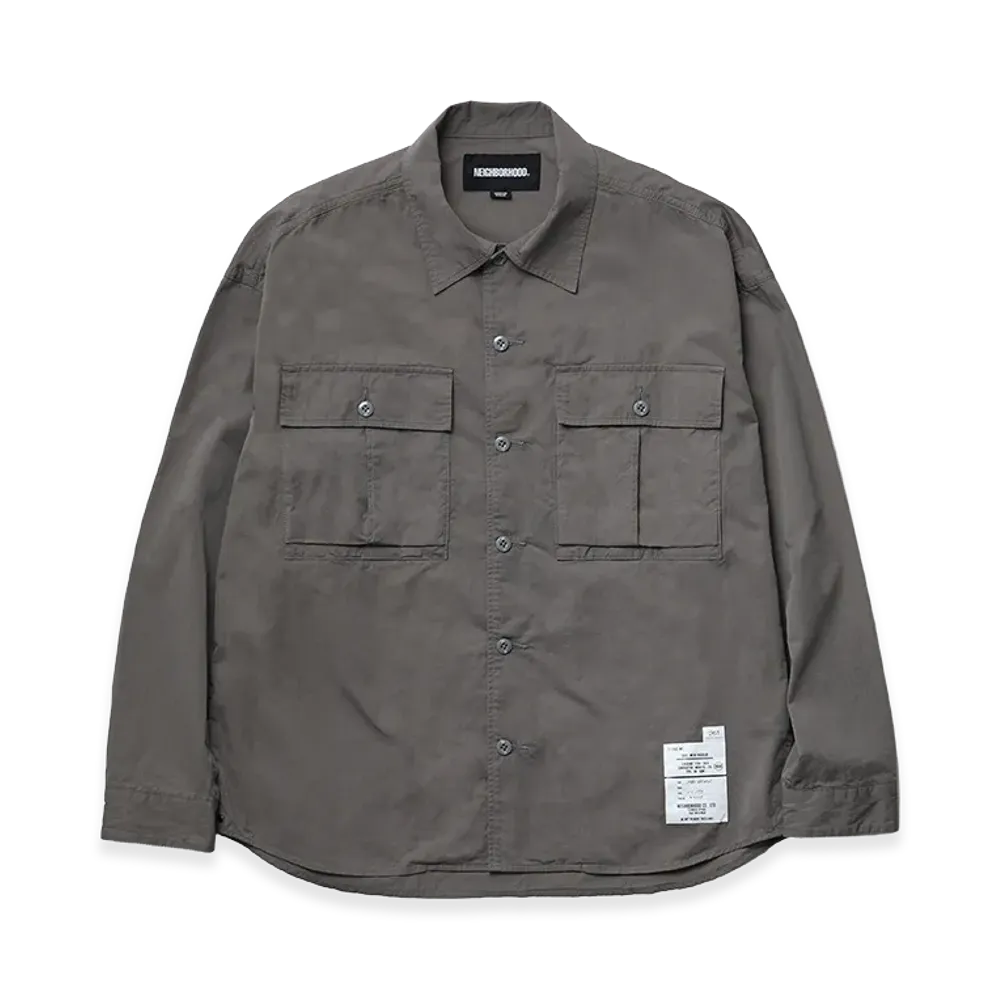 NEIGHBORHOOD Utility Shirt LS "Gray"