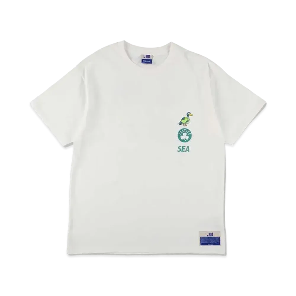 WIND AND SEA x NBA CHAMPIONS x PARAPPA THE RAPPER Celtics Tee "White"