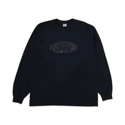 RHC Ron Herman x FUCT Logo Long Sleeve Tee "Navy"