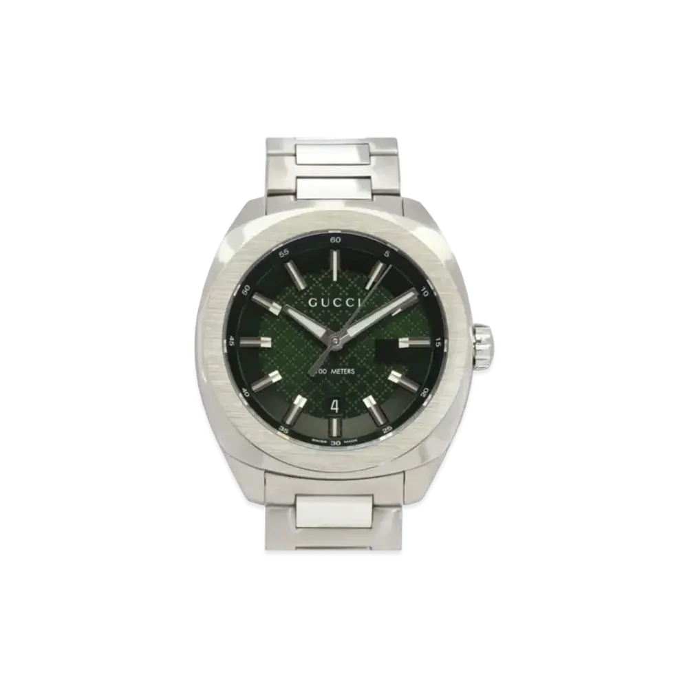 GUCCI GG2570 "Green/Stainless Steel/Silver"