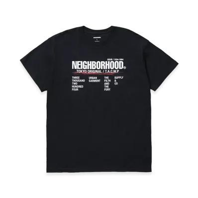 NEIGHBORHOOD ISETAN MEN'S Exclusive S/S Tee "Black"
