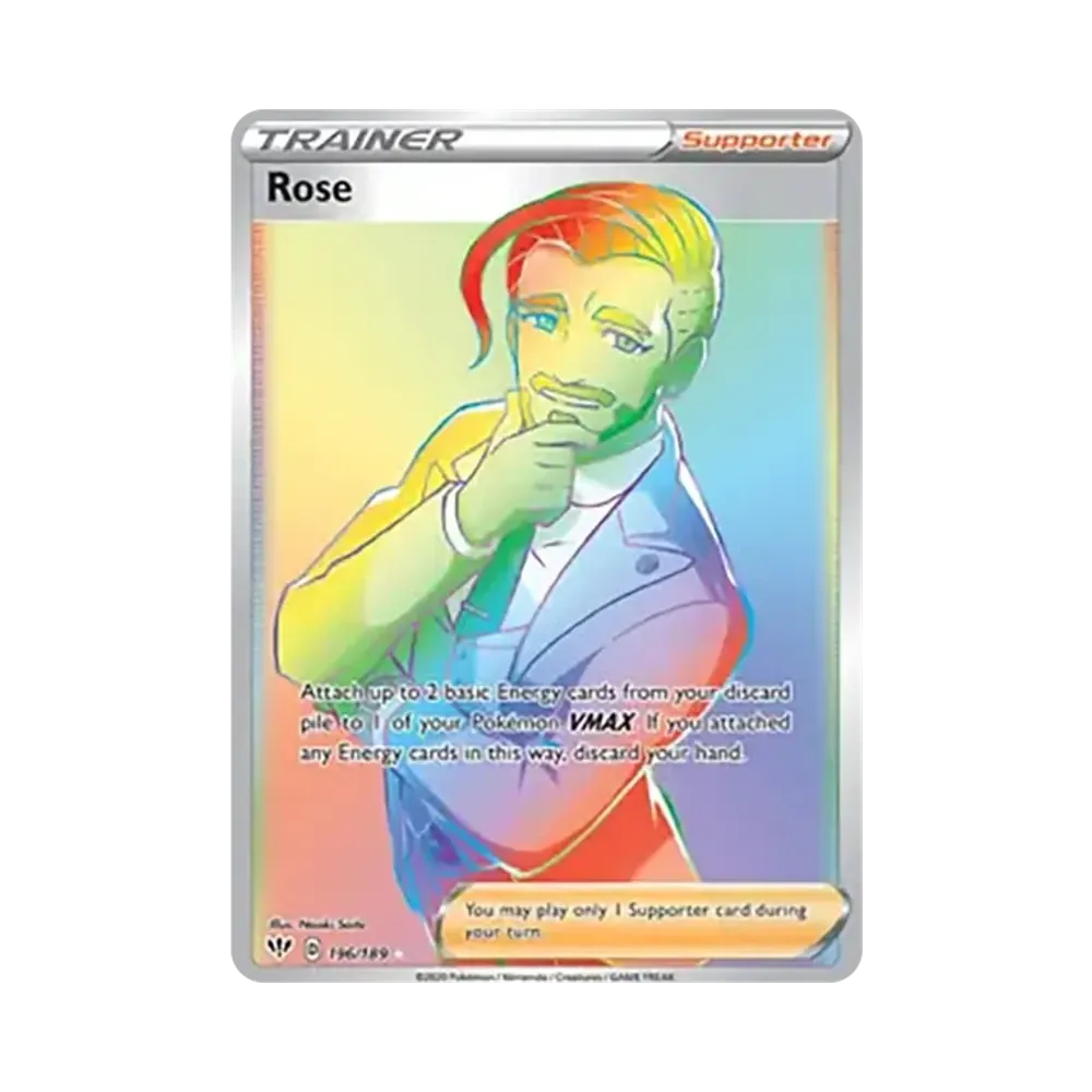 ローズ RR [196/189]【英語版】(ソード&シールド「ダークネスアブレイズ」)
