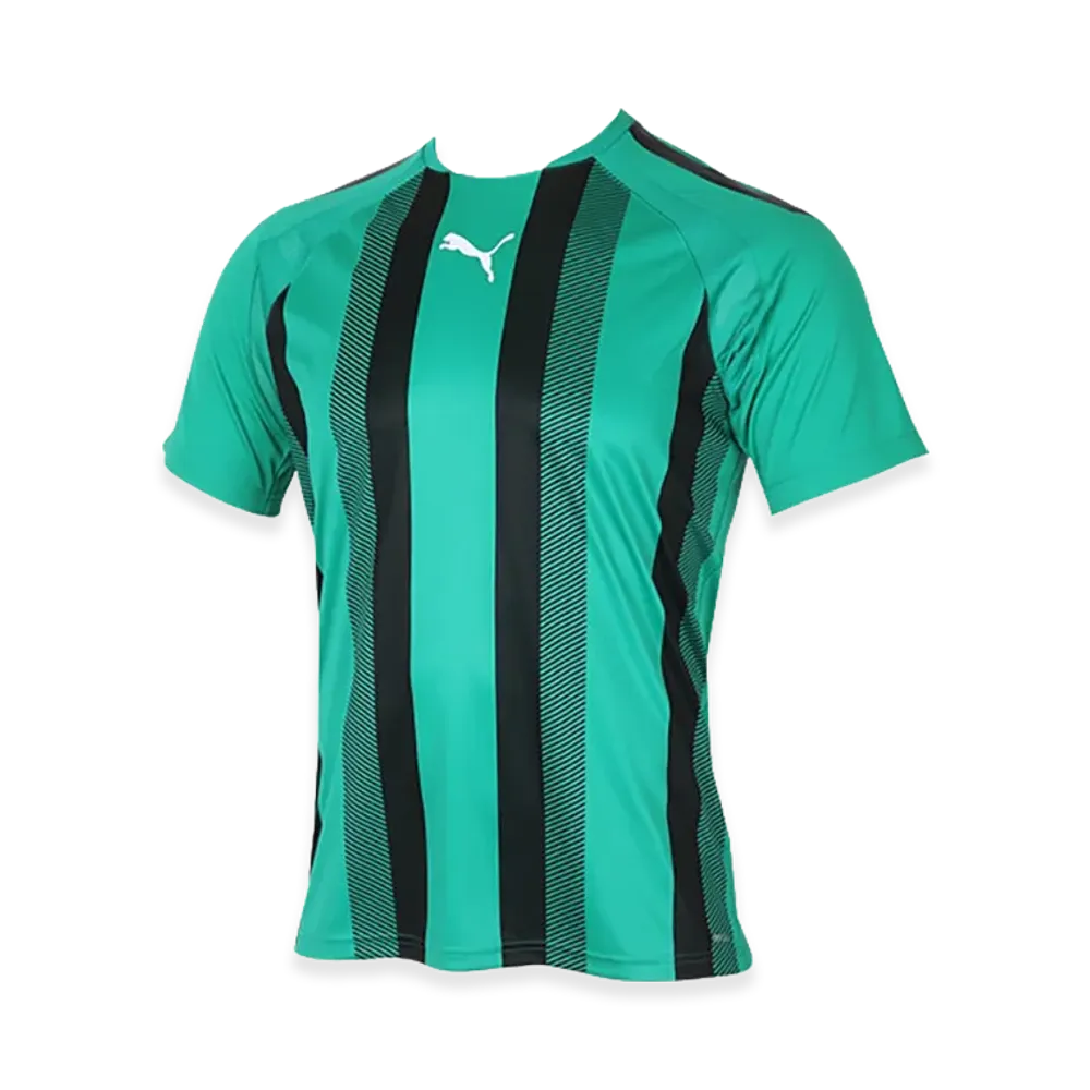 PUMA teamLIGA Striped Match Shirt "Pepper Green/Puma Black"