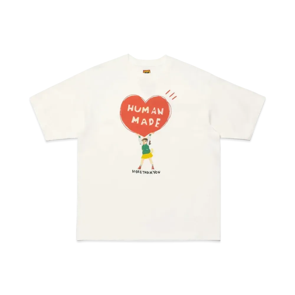 HUMAN MADE Keiko Sootome T-Shirt Side B "White" XX29TE009