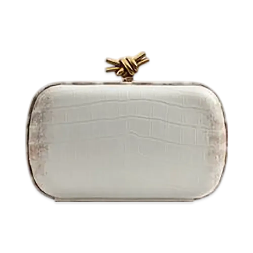 Bottega Veneta Knot "White//Shade"