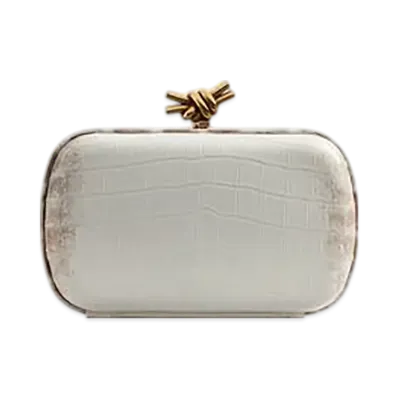 Bottega Veneta Knot "White//Shade"