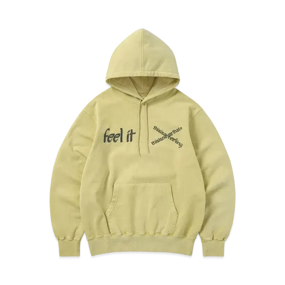 thisisneverthat TNT PR Feel It Hoodie "Faded Yellow"