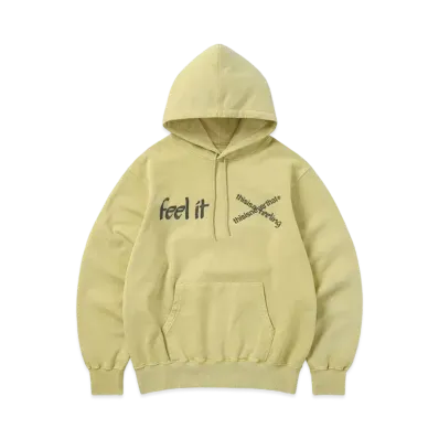 thisisneverthat TNT PR Feel It Hoodie "Faded Yellow"