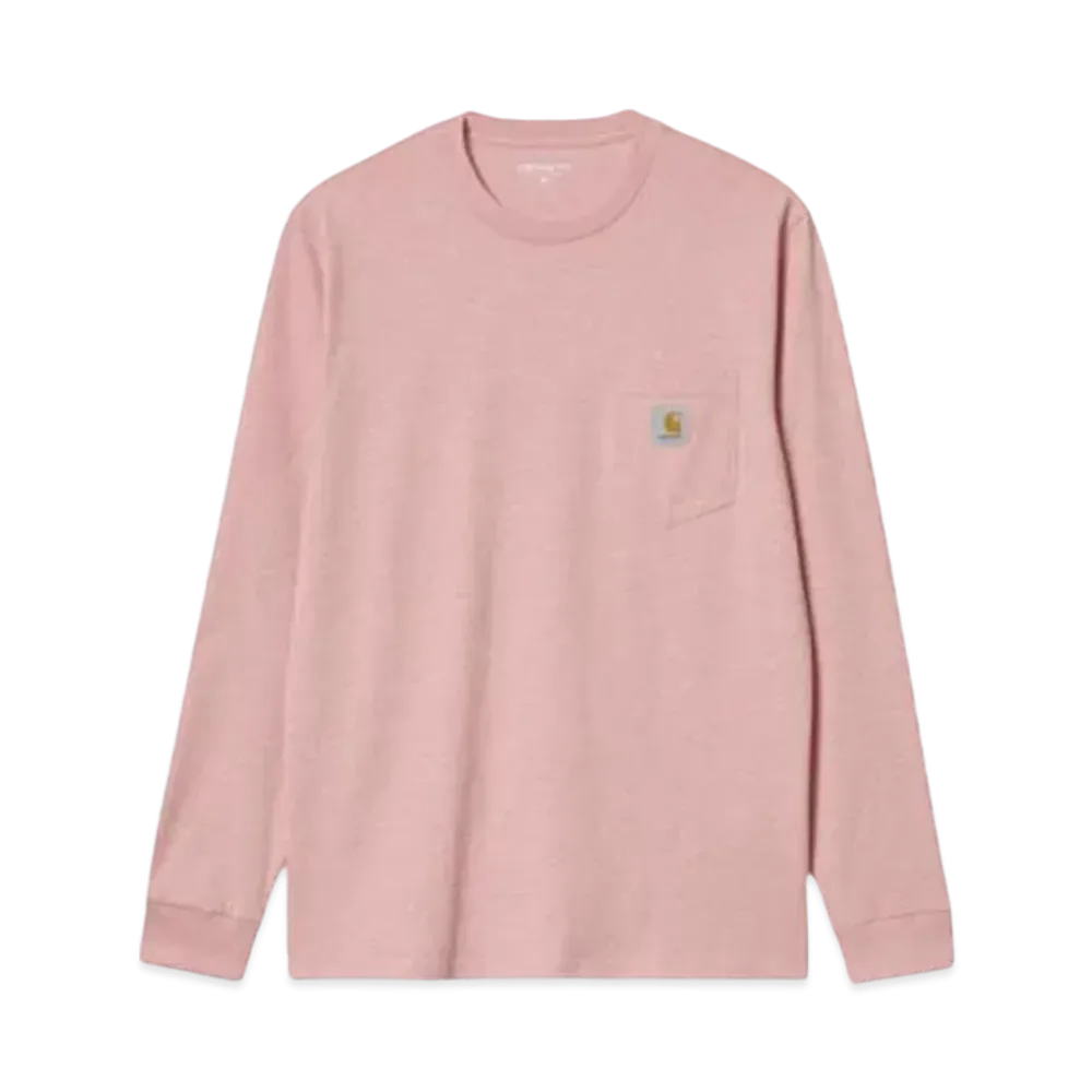 Carhartt WIP L/S Pocket T-Shirt "Rothko Pink Heather"