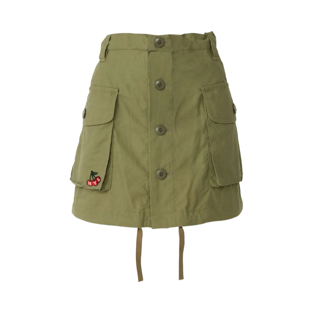 HYSTERIC GLAMOUR Military Skirt "Khaki"
