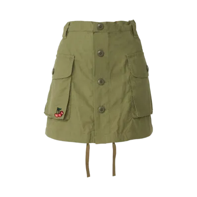 HYSTERIC GLAMOUR Military Skirt "Khaki"