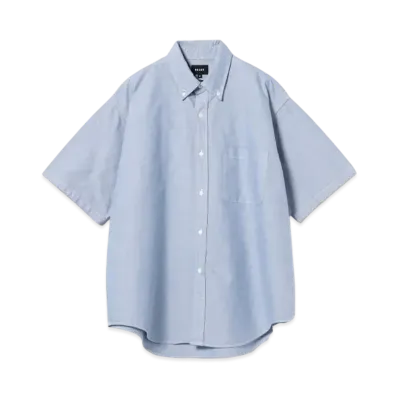 BEAMS Easy Fit Button Down Shirt "Blue"