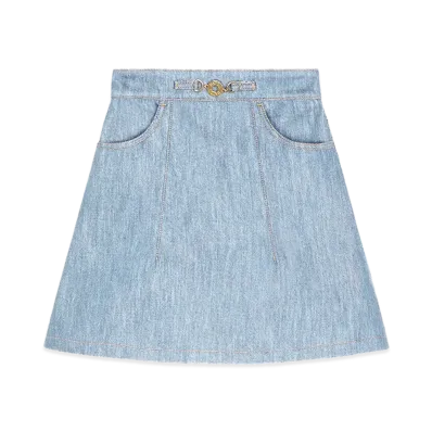 PATOU Women's Skirts "Light Blue"