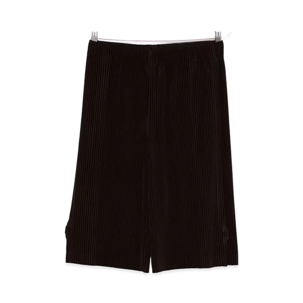 HOMME PLISSE ISSEY MIYAKE Wear Or Wrap Bermuda Shorts "Brown"
