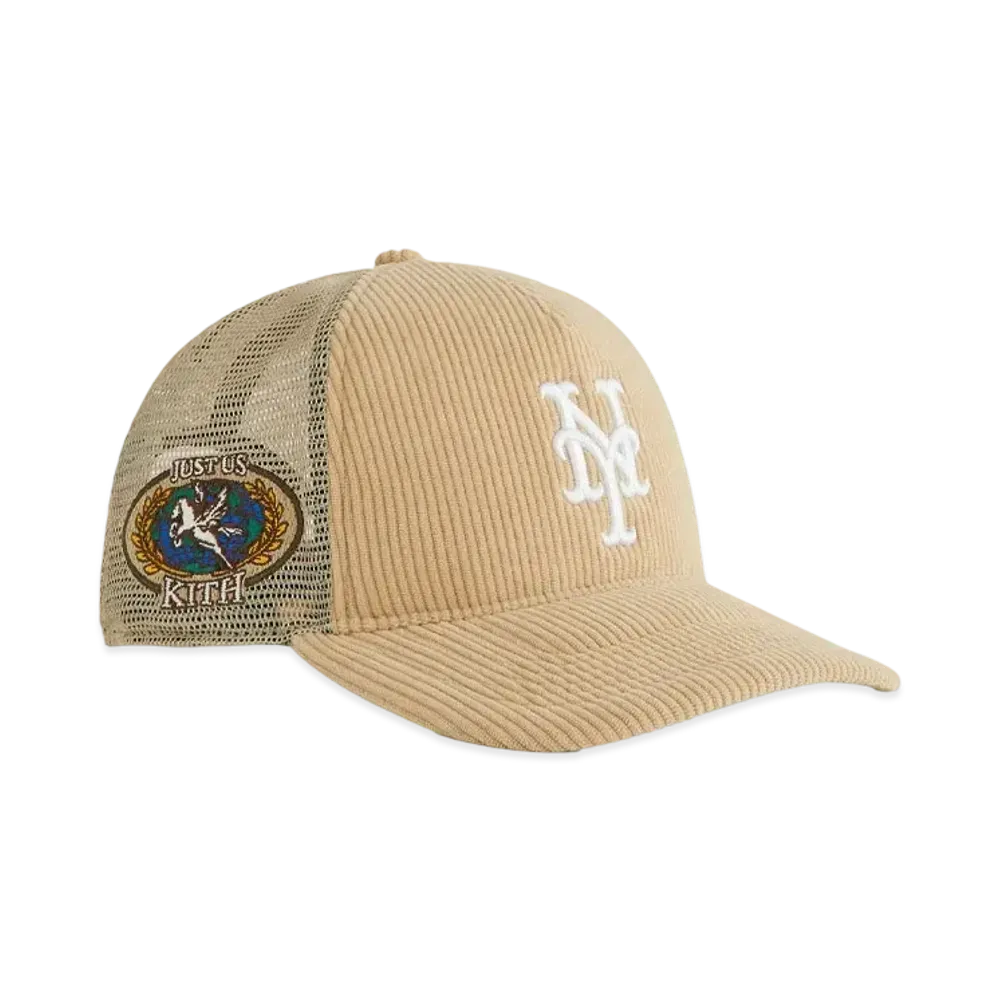 Kith x '47 For The New York Mets Corduroy Trucker Hat "Canvas"
