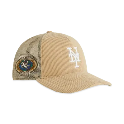 Kith x '47 For The New York Mets Corduroy Trucker Hat "Canvas"
