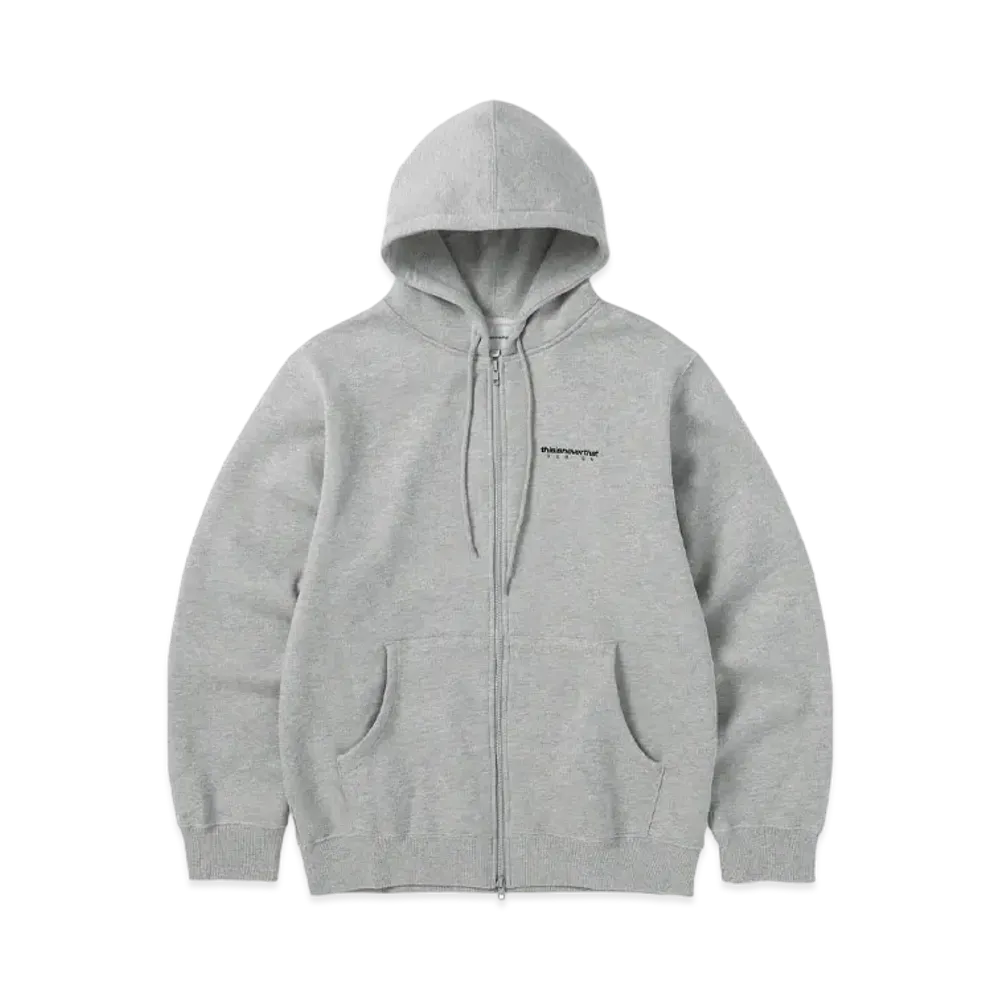 thisisneverthat DSN-Logo Zip Up Hoodie "Heather Grey"