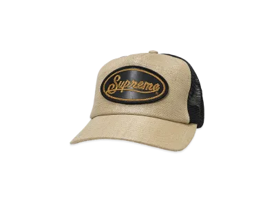 Supreme Raffia Mesh Back 5-Panel "Tan"
