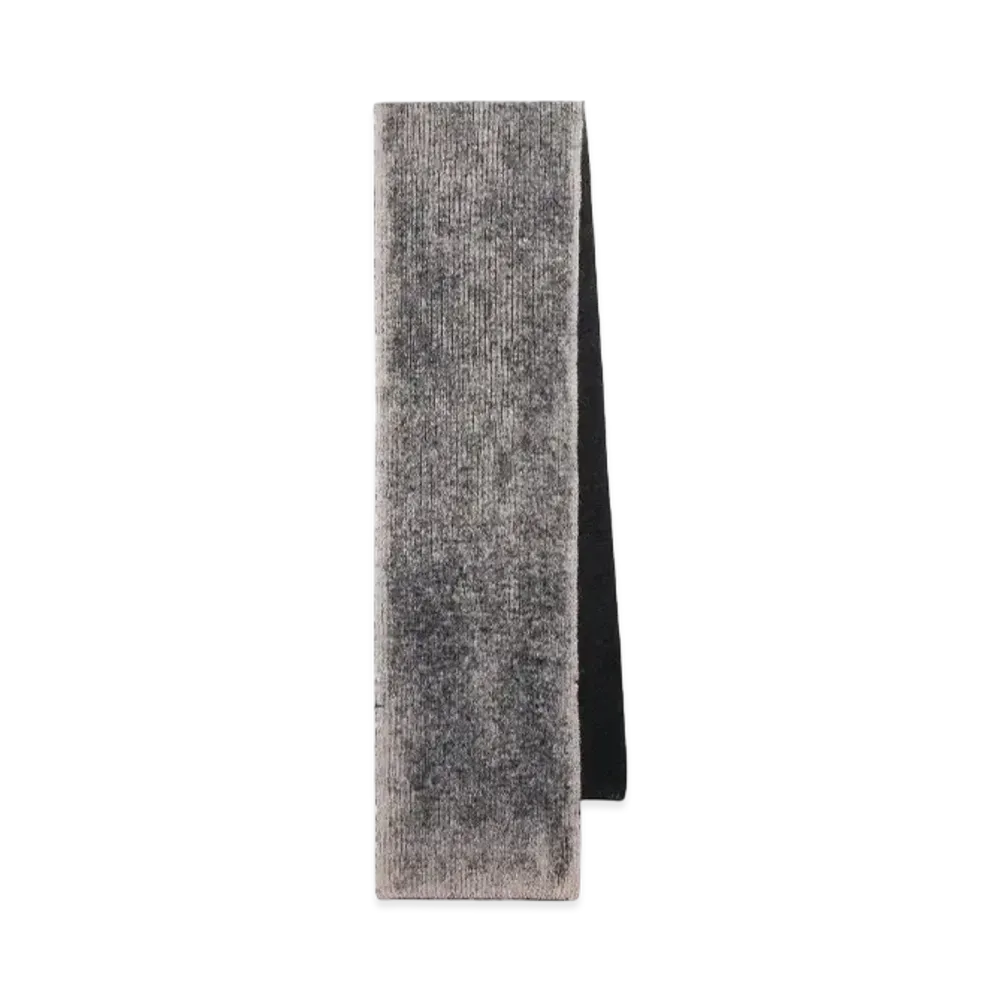 Paul Smith Acid Wash Knit Scarf "Gray"